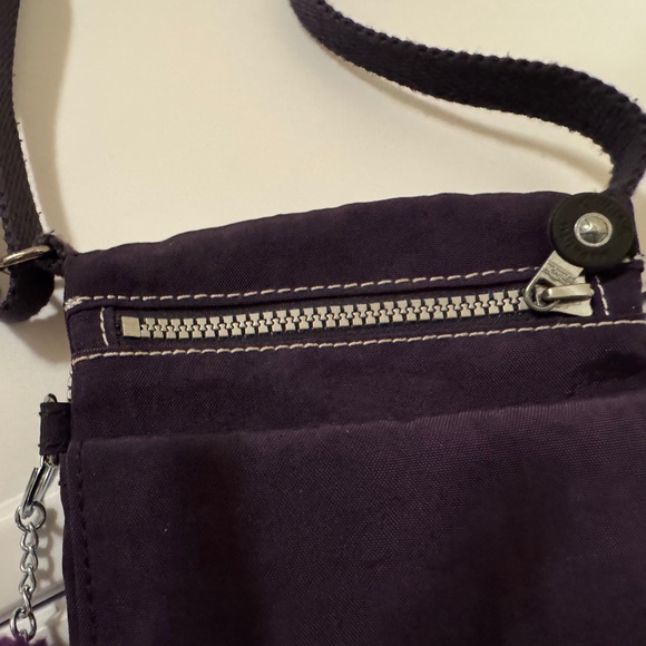Kipling Small Beautiful Eggplant Purple Crossbody Bag - Picture 4 of 9